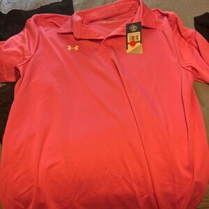 Hot pink collared top